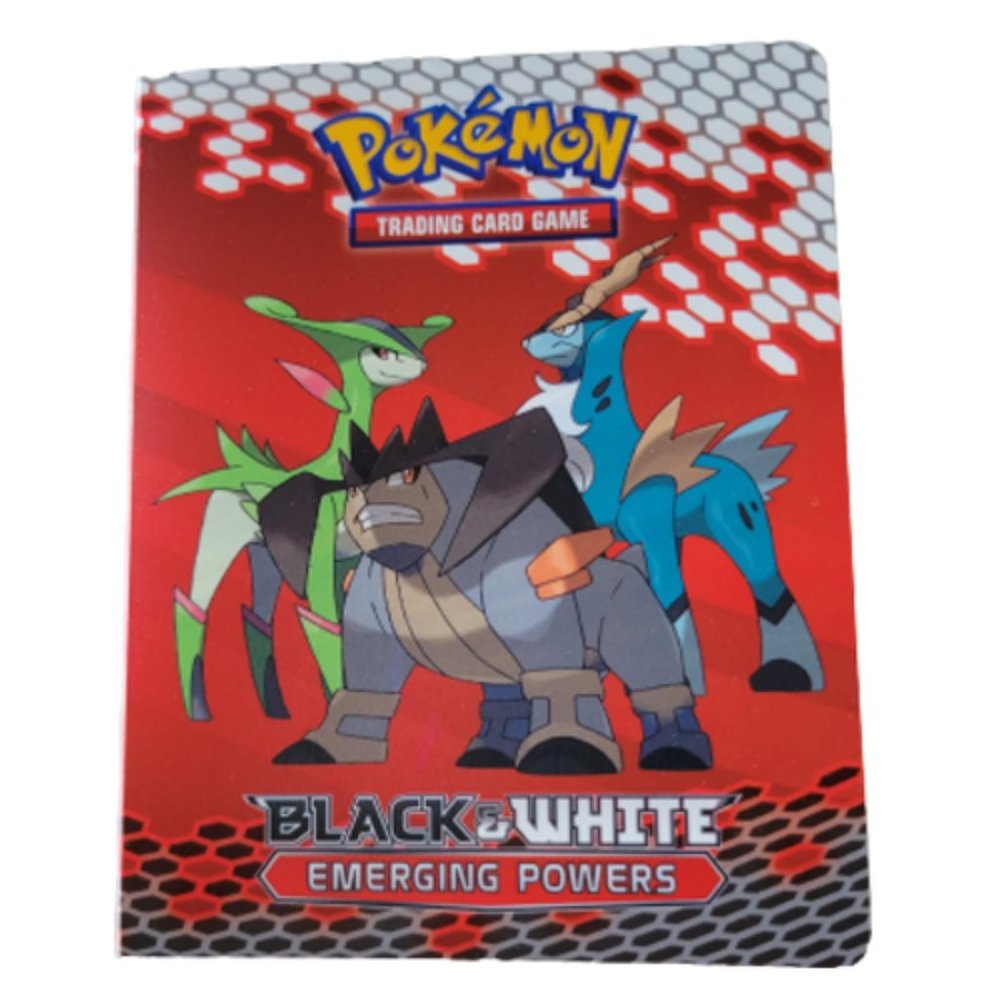 Pokemon Card Holder Flip Book Small Black/White